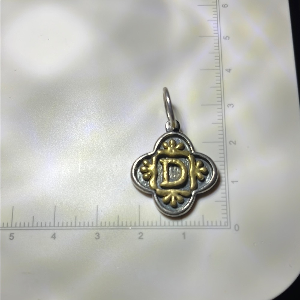 Gold and Silver Pendant
